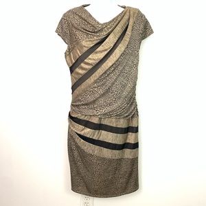 Betsey Johnson Polyester Metallic Mesh Dress